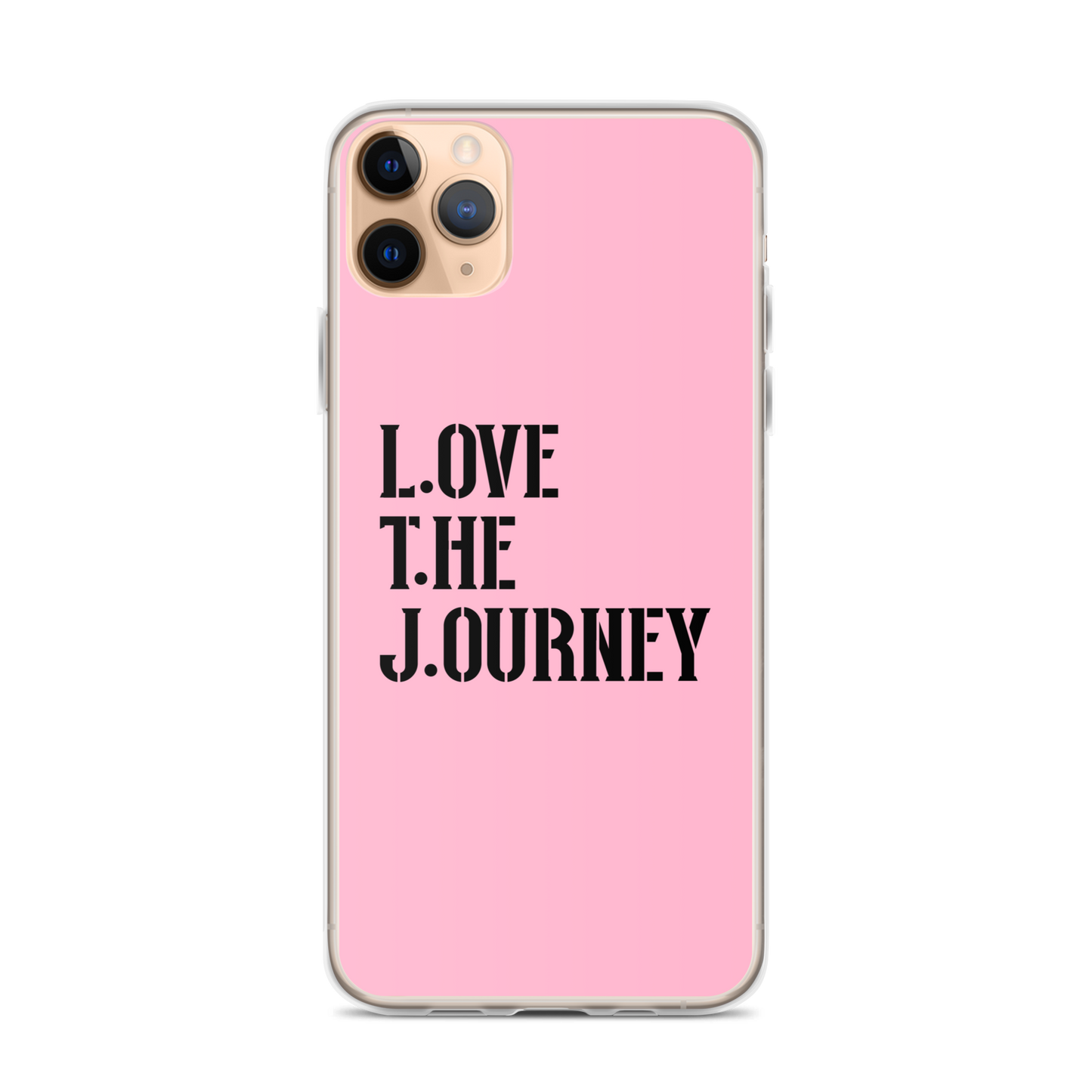 Lenny Torres "Love The Journey" Pink iPhone Case