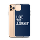 Lenny Torres "Love The Journey" Navy iPhone Case