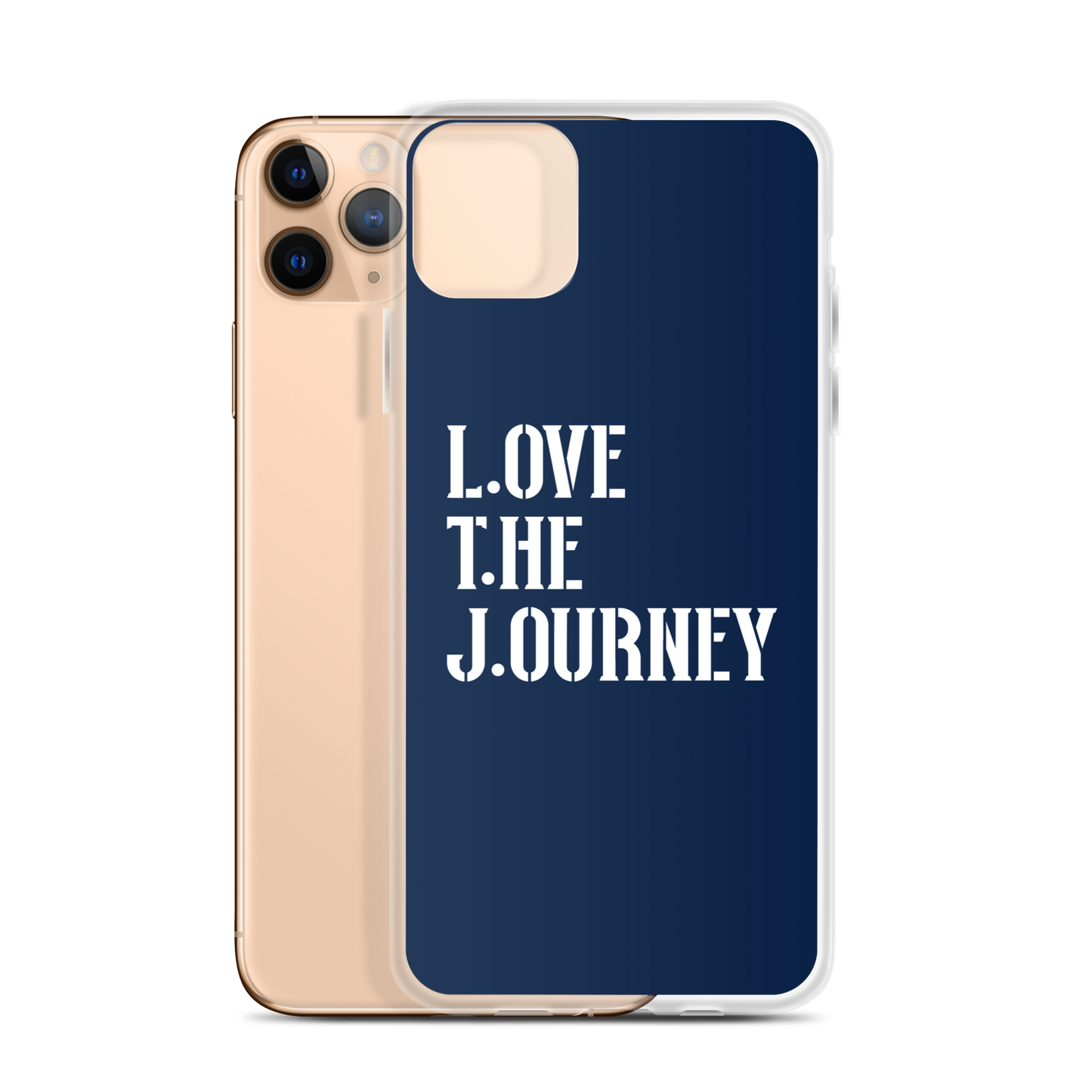 Lenny Torres "Love The Journey" Navy iPhone Case