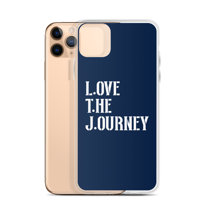 Lenny Torres "Love The Journey" Navy iPhone Case