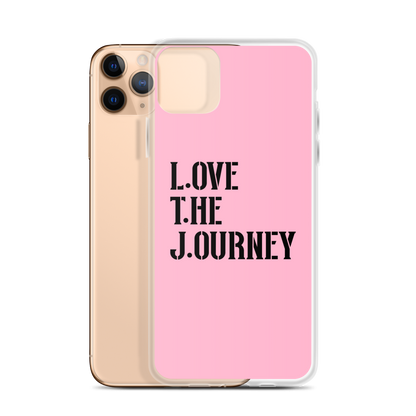 Lenny Torres "Love The Journey" Pink iPhone Case