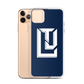 Lenny Torres "Logo" Navy iPhone Case