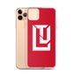 Lenny Torres "Logo" Red iPhone Case