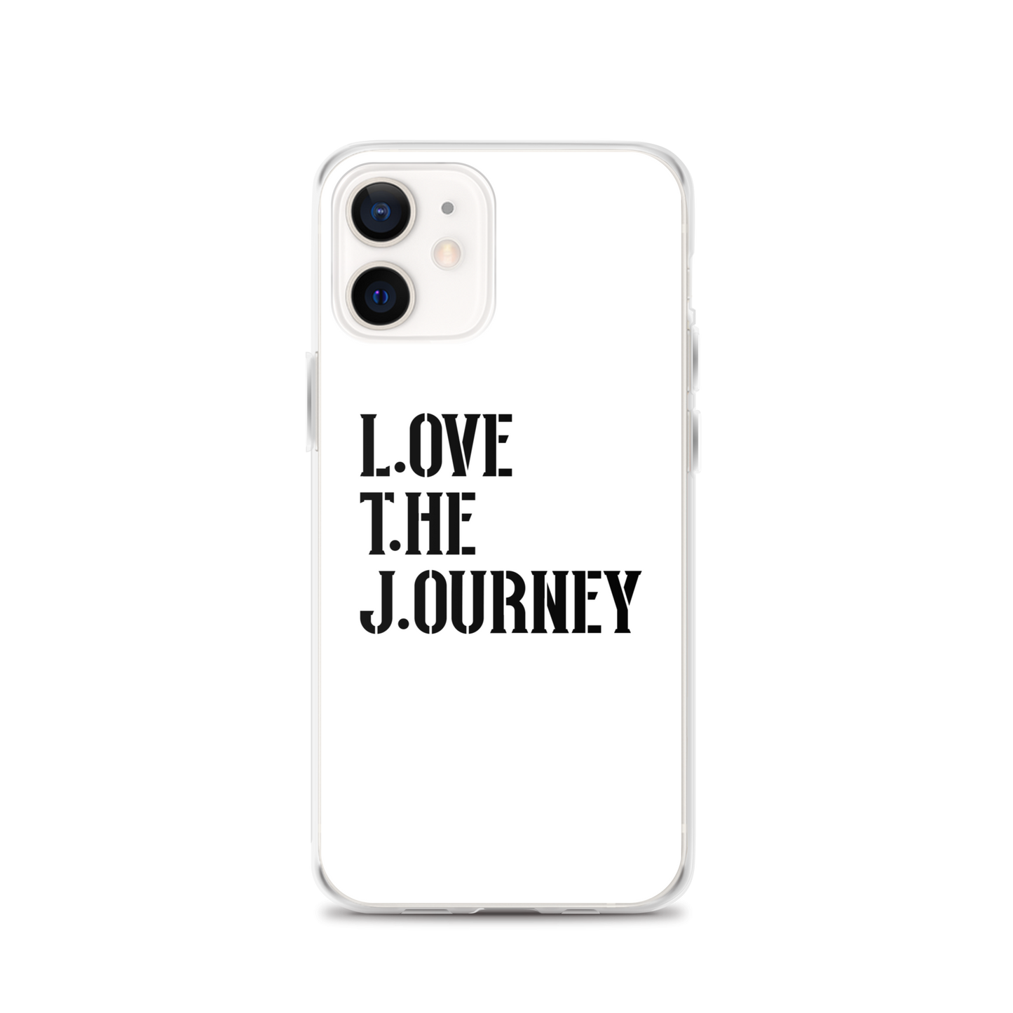 Lenny Torres "Love The Journey" White iPhone Case