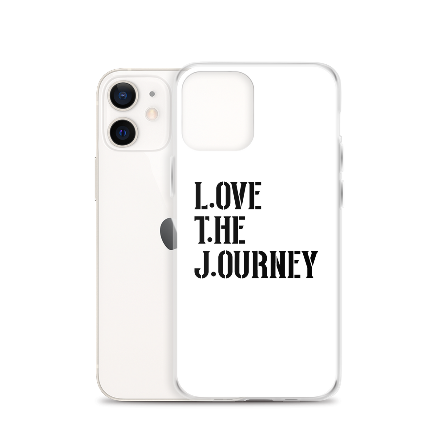 Lenny Torres "Love The Journey" White iPhone Case