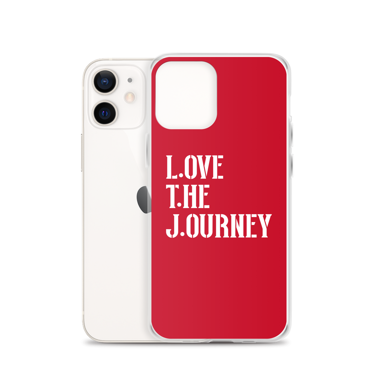 Lenny Torres "Love The Journey" Red iPhone Case