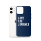 Lenny Torres "Love The Journey" Navy iPhone Case
