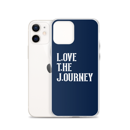 Lenny Torres "Love The Journey" Navy iPhone Case