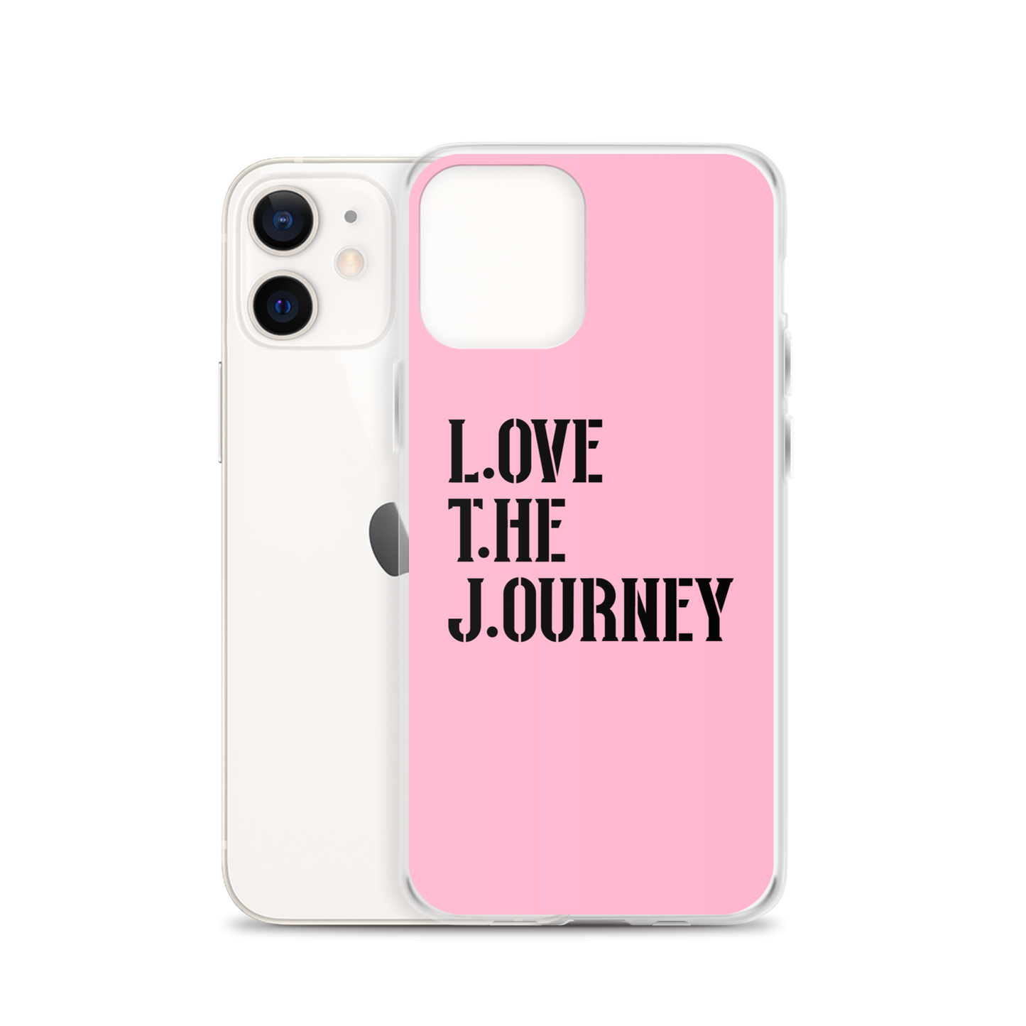 Lenny Torres "Love The Journey" Pink iPhone Case