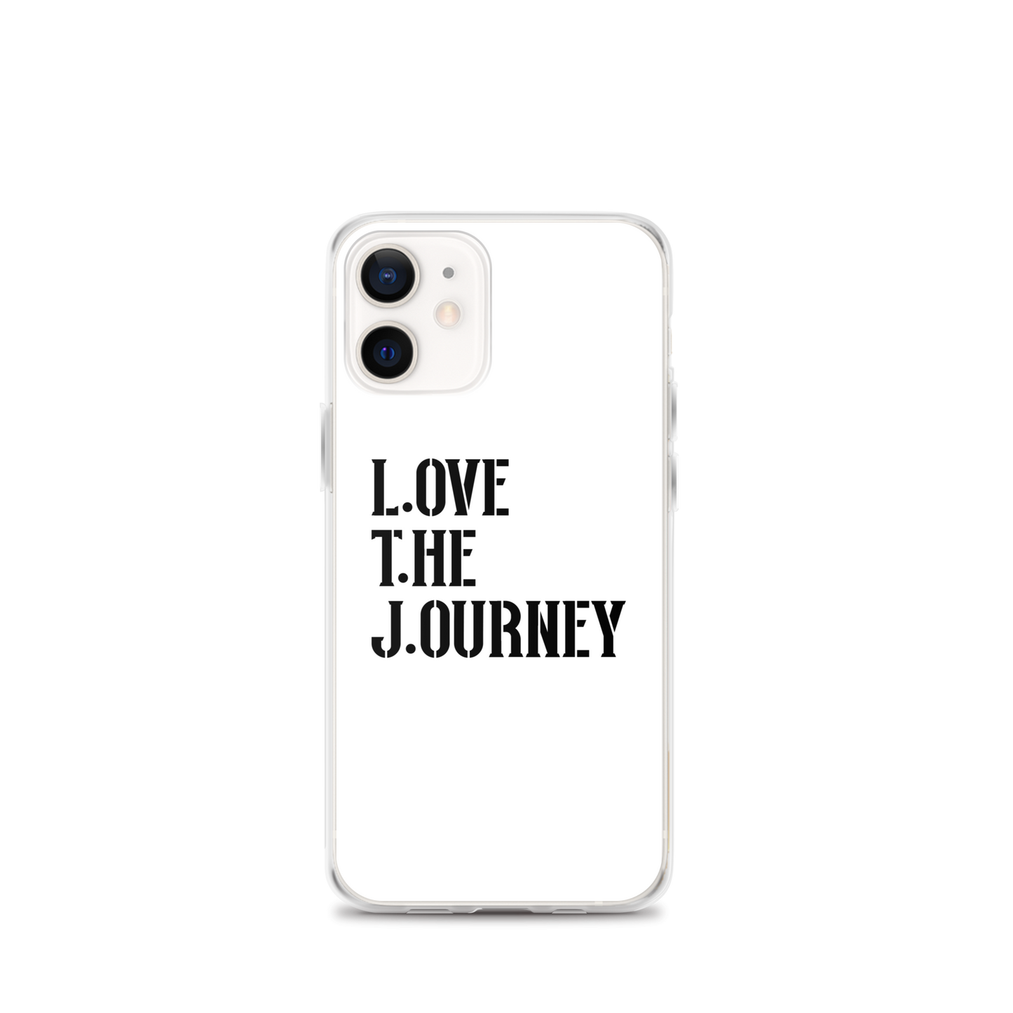 Lenny Torres "Love The Journey" White iPhone Case