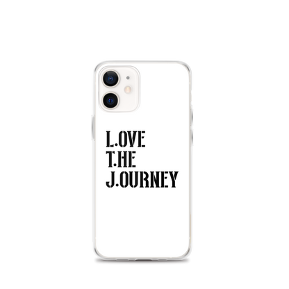 Lenny Torres "Love The Journey" White iPhone Case