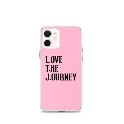 Lenny Torres "Love The Journey" Pink iPhone Case