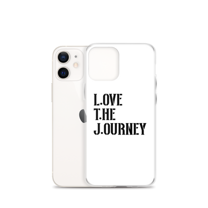 Lenny Torres "Love The Journey" White iPhone Case