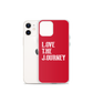 Lenny Torres "Love The Journey" Red iPhone Case