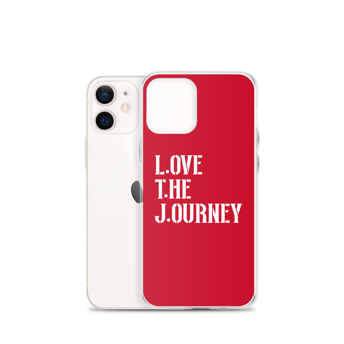 Lenny Torres "Love The Journey" Red iPhone Case