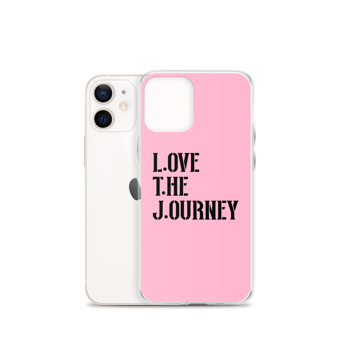 Lenny Torres "Love The Journey" Pink iPhone Case