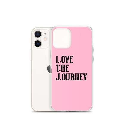 Lenny Torres "Love The Journey" Pink iPhone Case