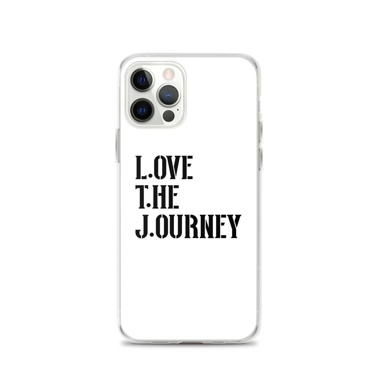 Lenny Torres "Love The Journey" White iPhone Case