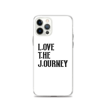 Lenny Torres "Love The Journey" White iPhone Case