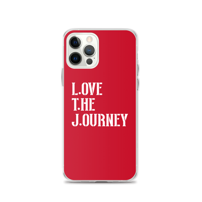 Lenny Torres "Love The Journey" Red iPhone Case