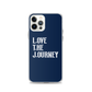 Lenny Torres "Love The Journey" Navy iPhone Case