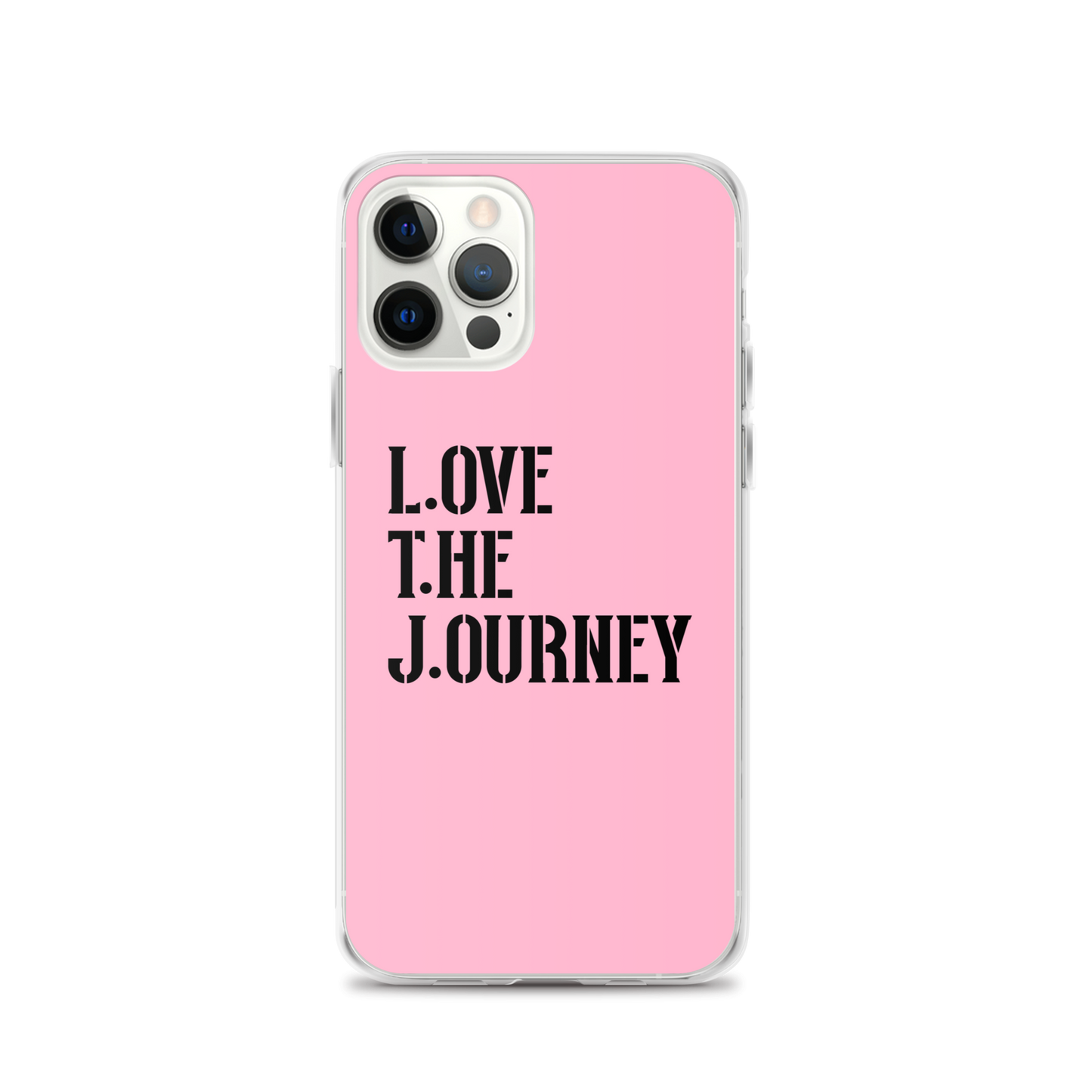 Lenny Torres "Love The Journey" Pink iPhone Case