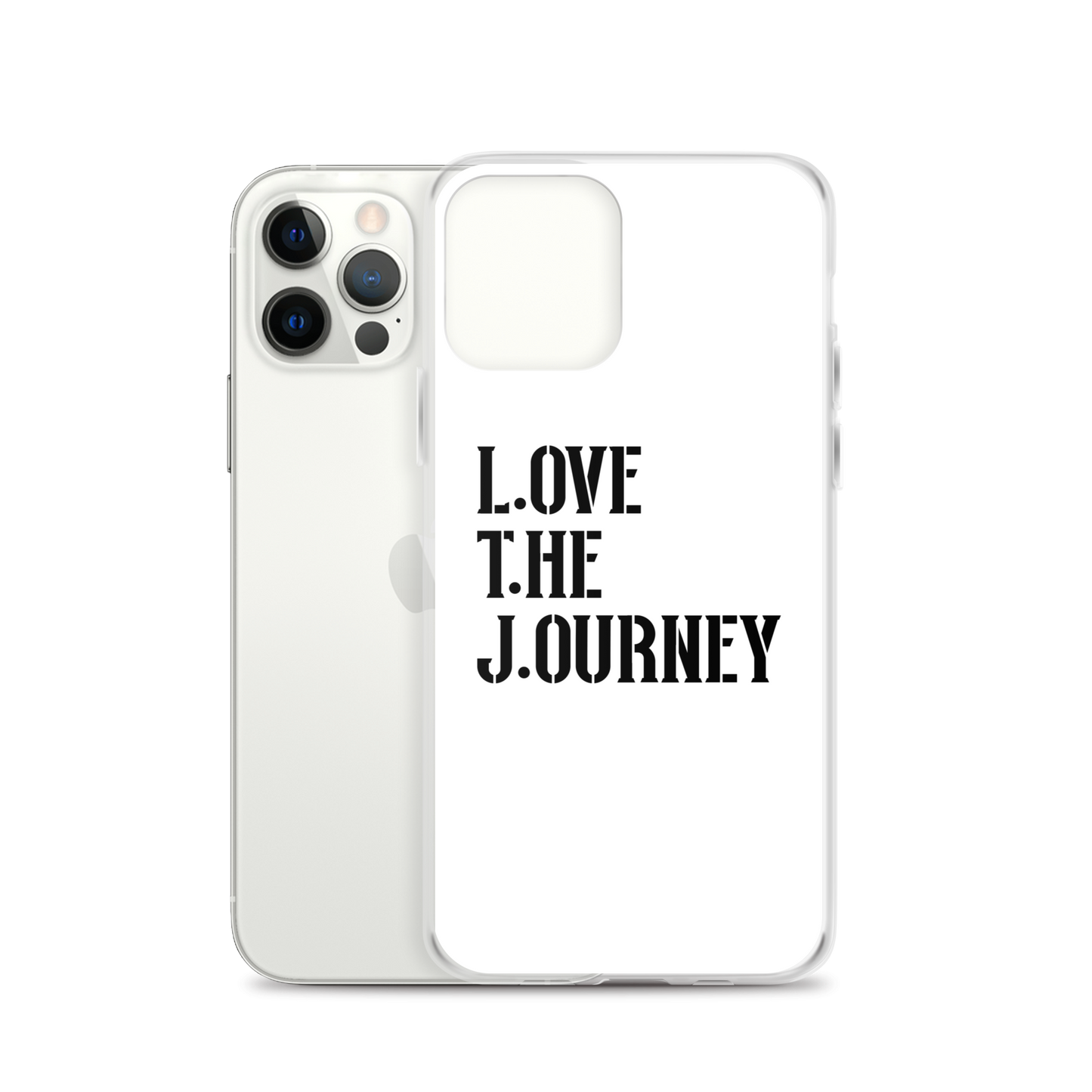 Lenny Torres "Love The Journey" White iPhone Case