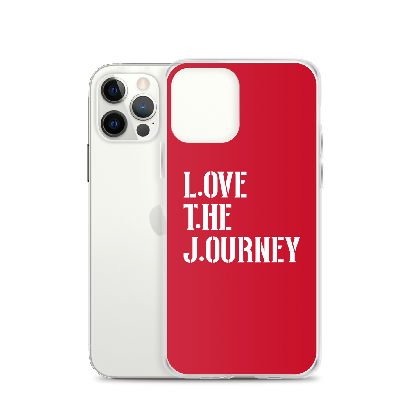 Lenny Torres "Love The Journey" Red iPhone Case