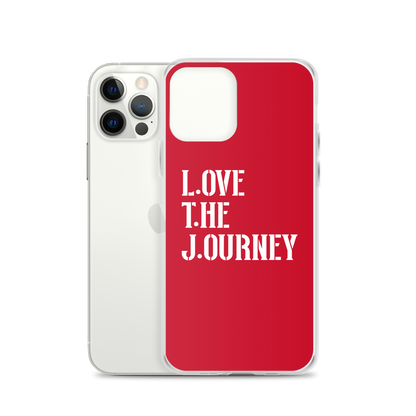 Lenny Torres "Love The Journey" Red iPhone Case