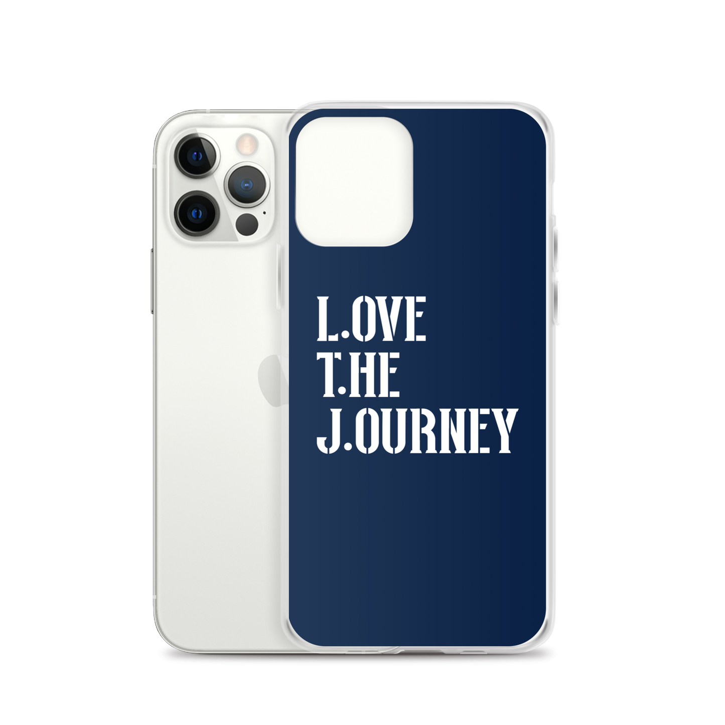 Lenny Torres "Love The Journey" Navy iPhone Case