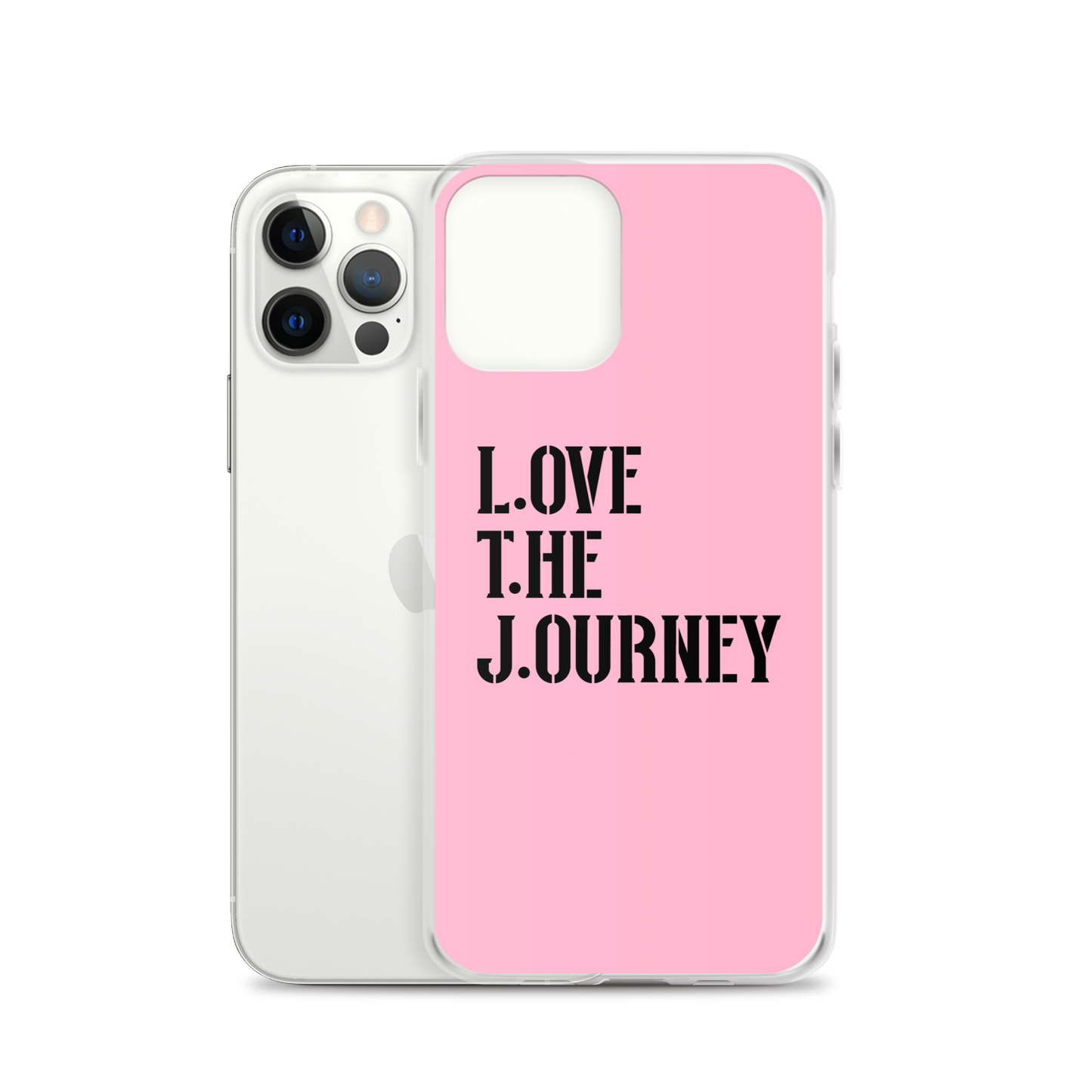 Lenny Torres "Love The Journey" Pink iPhone Case