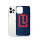 Lenny Torres "Logo" Navy iPhone Case
