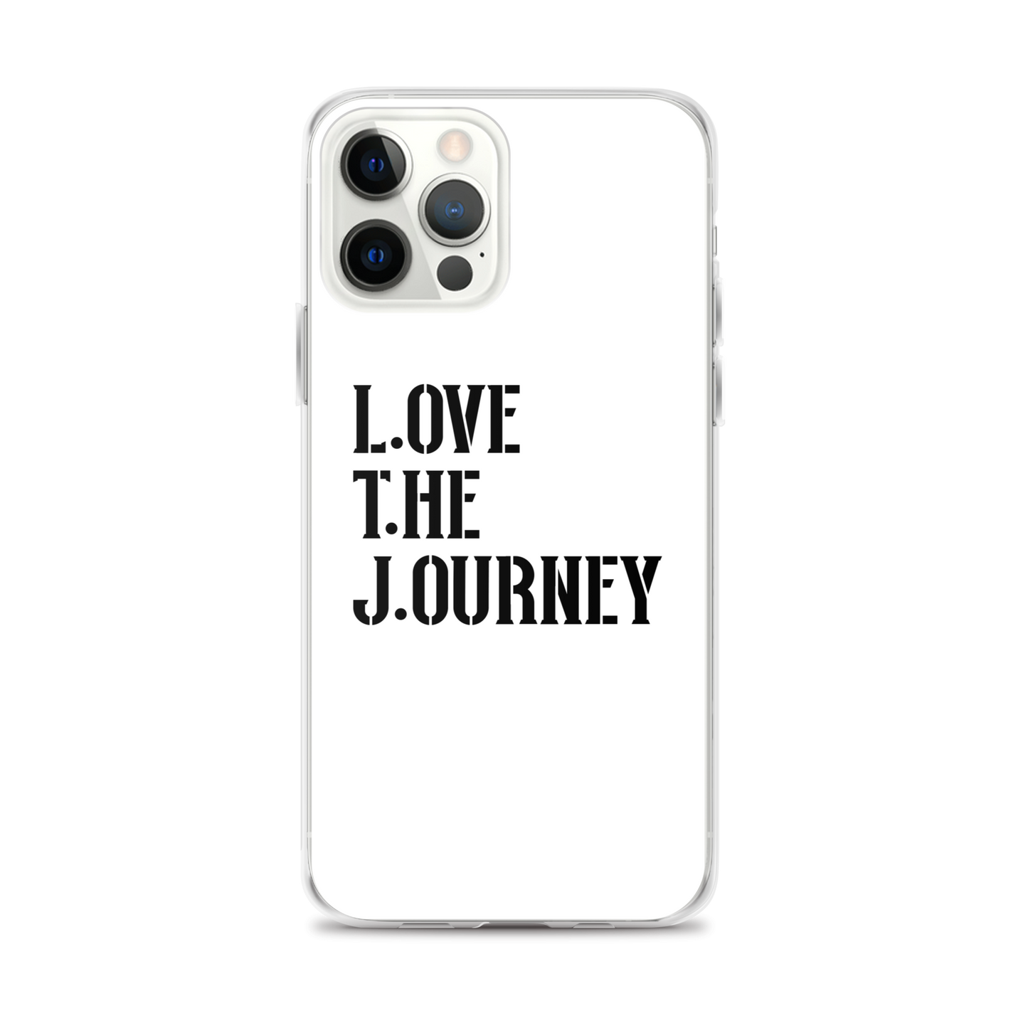 Lenny Torres "Love The Journey" White iPhone Case