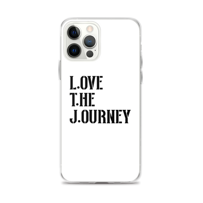 Lenny Torres "Love The Journey" White iPhone Case