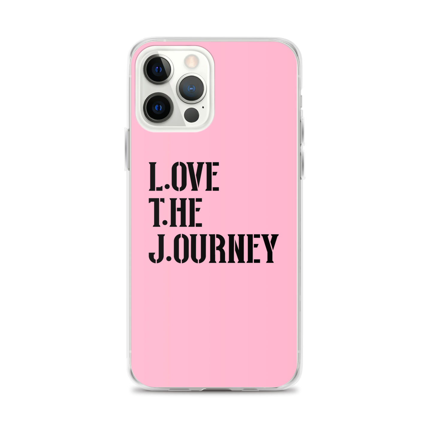 Lenny Torres "Love The Journey" Pink iPhone Case
