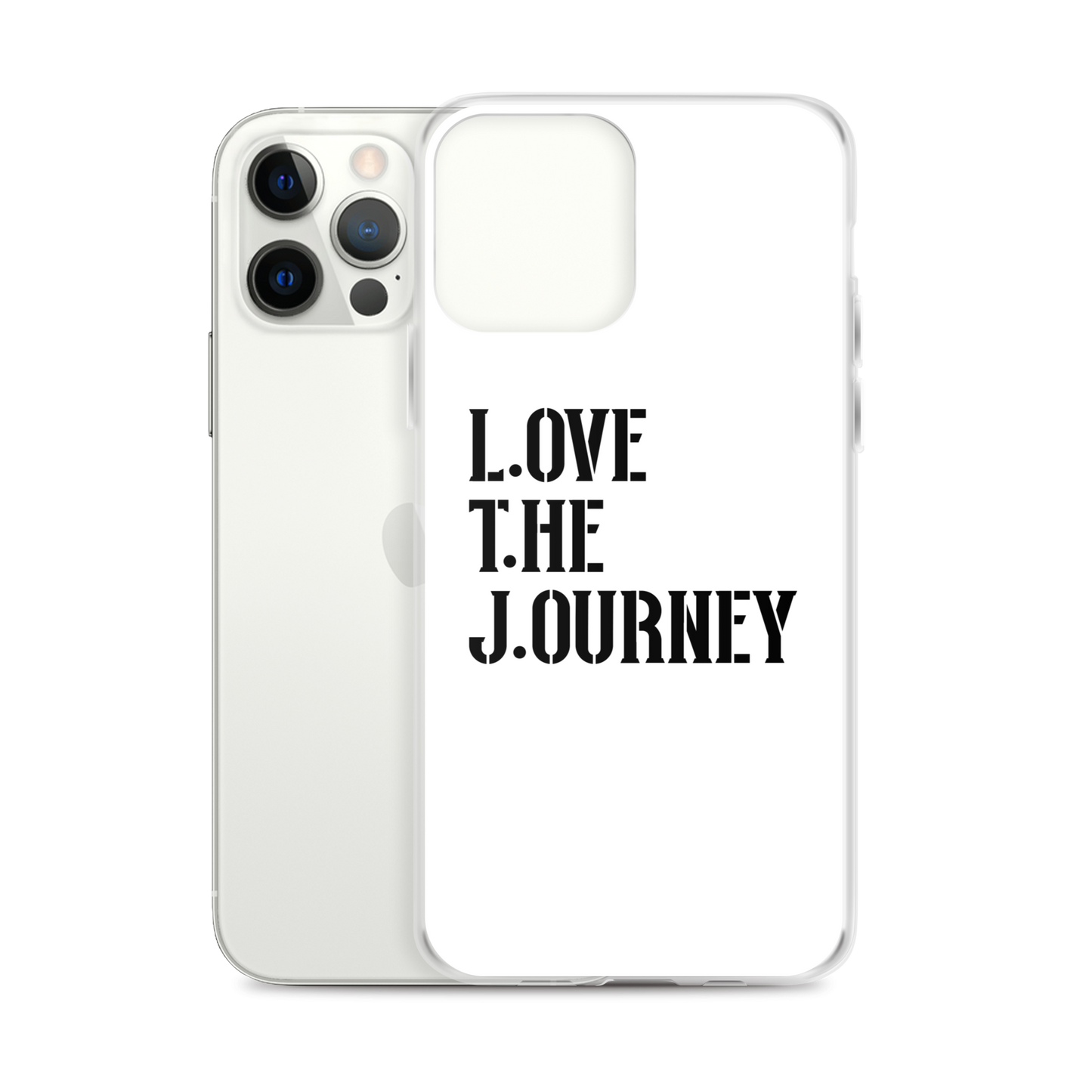 Lenny Torres "Love The Journey" White iPhone Case