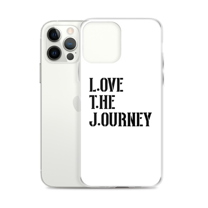 Lenny Torres "Love The Journey" White iPhone Case