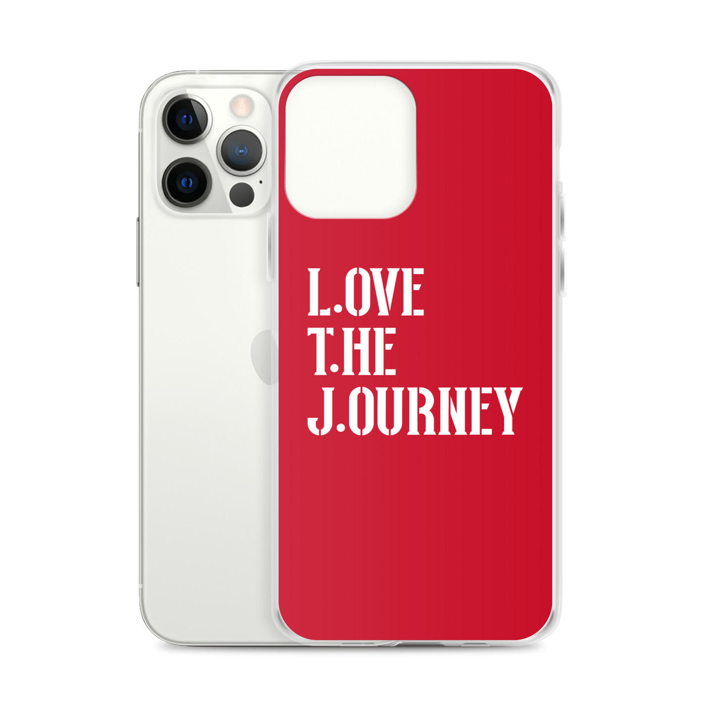Lenny Torres "Love The Journey" Red iPhone Case