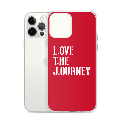 Lenny Torres "Love The Journey" Red iPhone Case