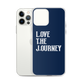 Lenny Torres "Love The Journey" Navy iPhone Case