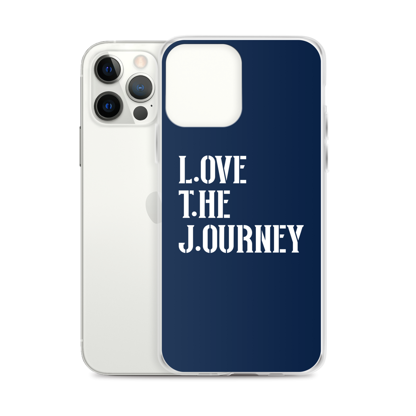 Lenny Torres "Love The Journey" Navy iPhone Case