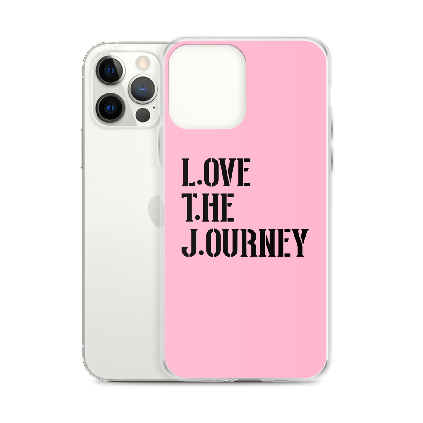 Lenny Torres "Love The Journey" Pink iPhone Case