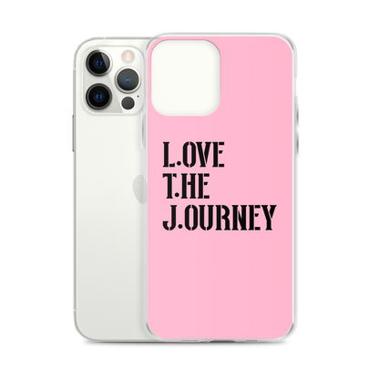 Lenny Torres "Love The Journey" Pink iPhone Case