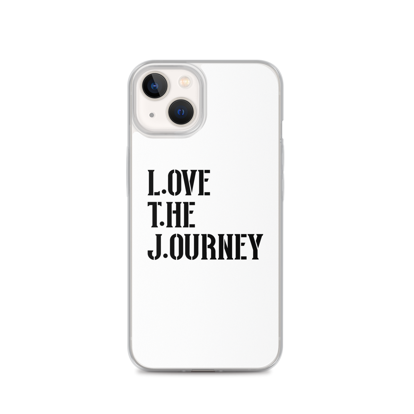 Lenny Torres "Love The Journey" White iPhone Case