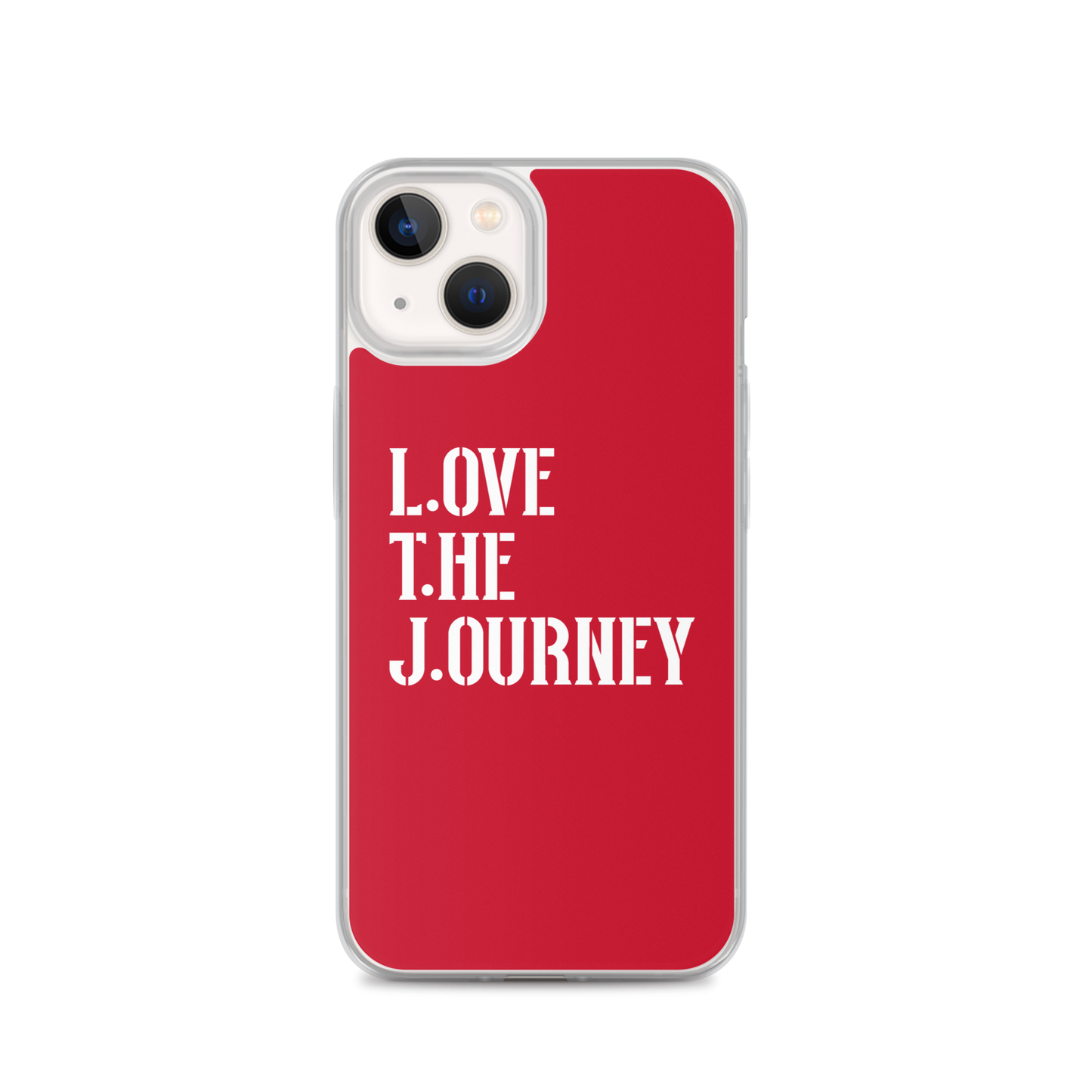Lenny Torres "Love The Journey" Red iPhone Case