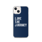 Lenny Torres "Love The Journey" Navy iPhone Case