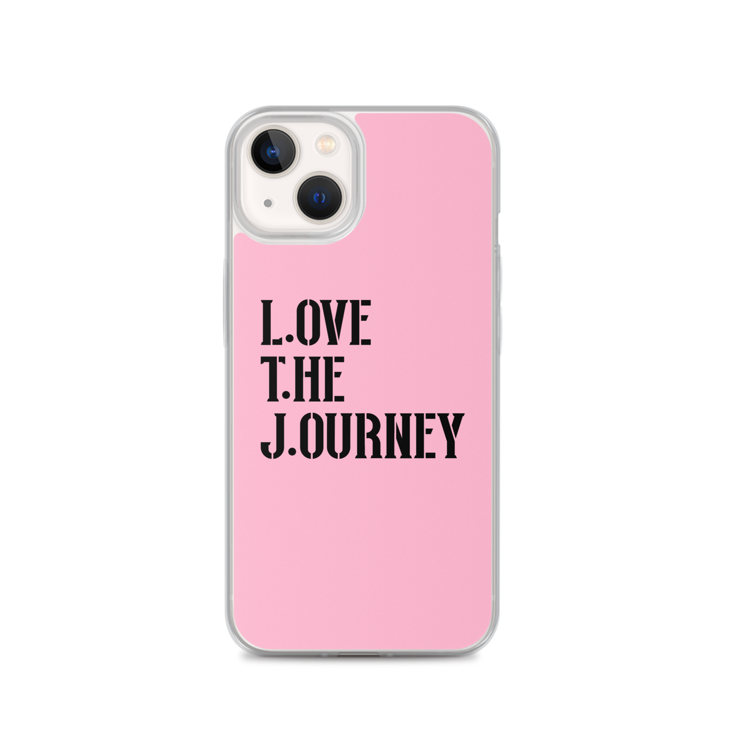 Lenny Torres "Love The Journey" Pink iPhone Case