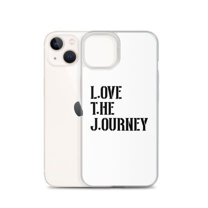 Lenny Torres "Love The Journey" White iPhone Case