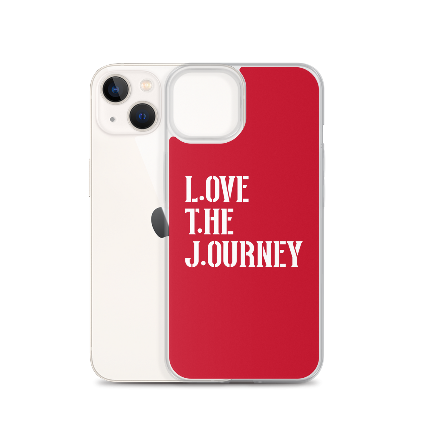 Lenny Torres "Love The Journey" Red iPhone Case