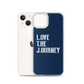 Lenny Torres "Love The Journey" Navy iPhone Case